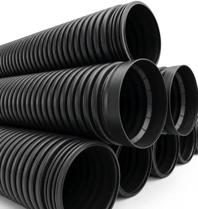 Tuberías corrugadas de polietileno de alta densidad HDPE